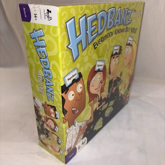 Hedbanz For Adults Everybody Knows But You! by Spin Master - NEW IN BOX - Picture 2 of 5
